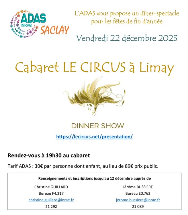 Flyer Cabaret Le Circus