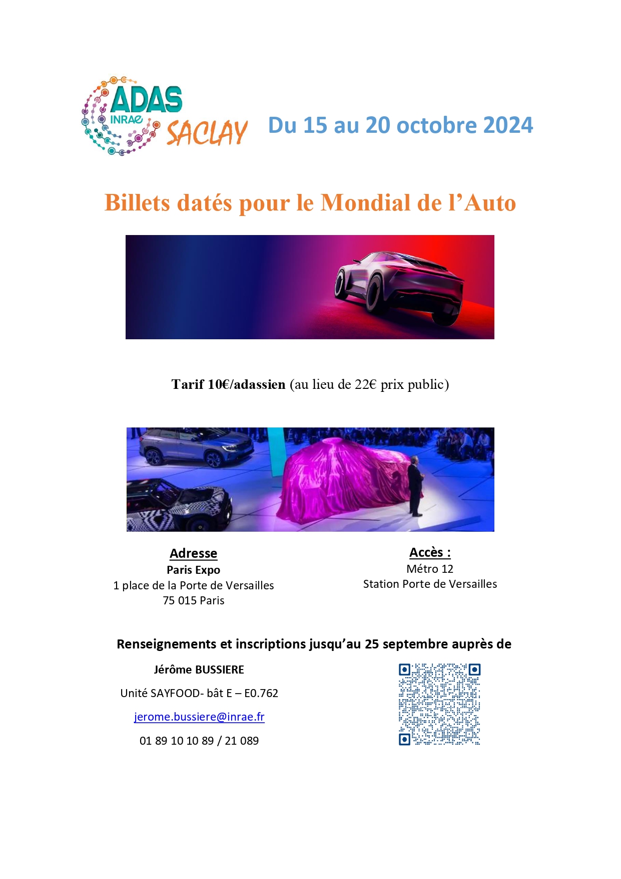 Flyer Mondial de l'automobile