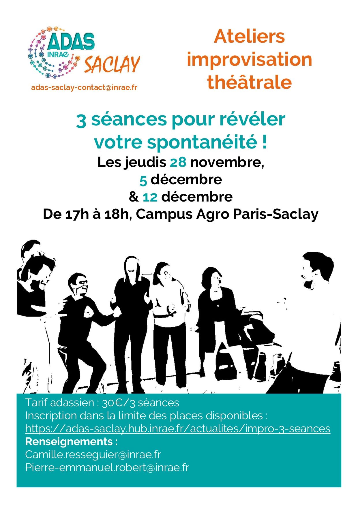 Flyer Impro 3 séances