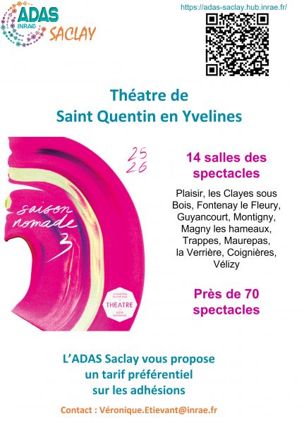 Flyer Théatre de Saint Quentin en Yvelines