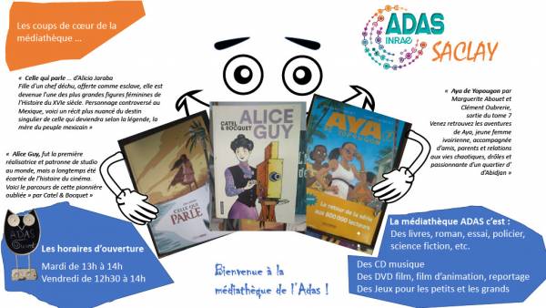 Flyer Coups de coeur de la médiathèque BD